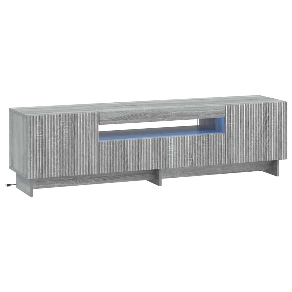 Mobile TV LED Sonoma grigio Legno ingegnerizzato 896031
