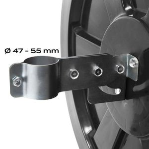 Verkehrsspiegel 60 cm konvex u. Schutzhaube Schwarz