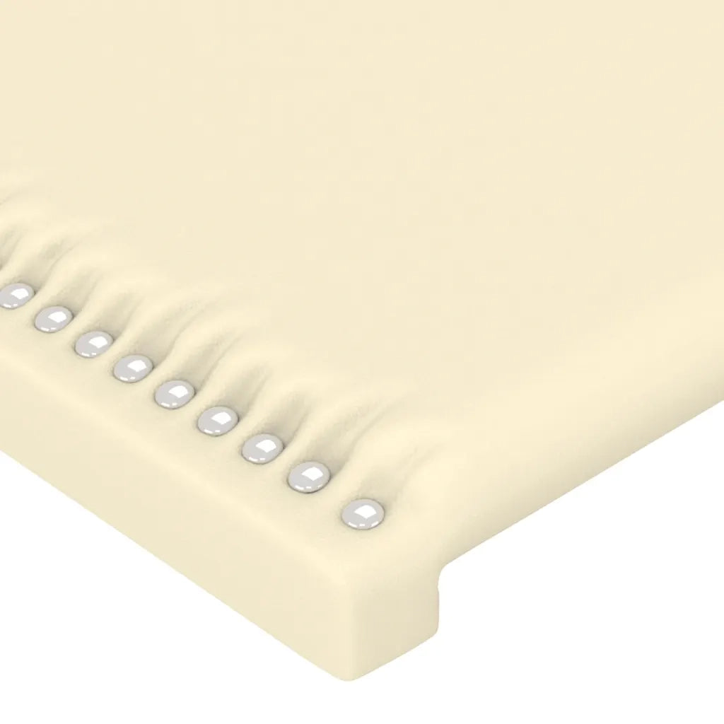 Testiera ad Orecchio Crema 83x23x78/88 cm in Similpelle
