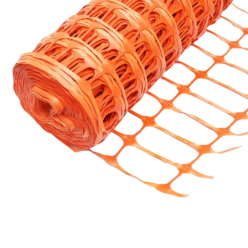 Rete per delimitazione lavori 1mx50m con maglie 70x40mm, 110g/m arancione