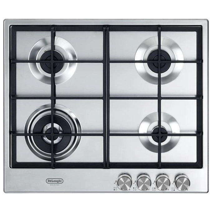 De’Longhi NSL 460 X Argento Da incasso 60 cm Gas 4 Fornello(i)