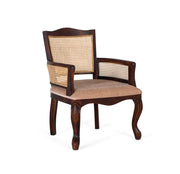Poltrona classica in legno di acacia