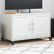 vidaXL Mobile TV Bianco 68x39x43,5 cm in Acciaio Laminato a Freddo