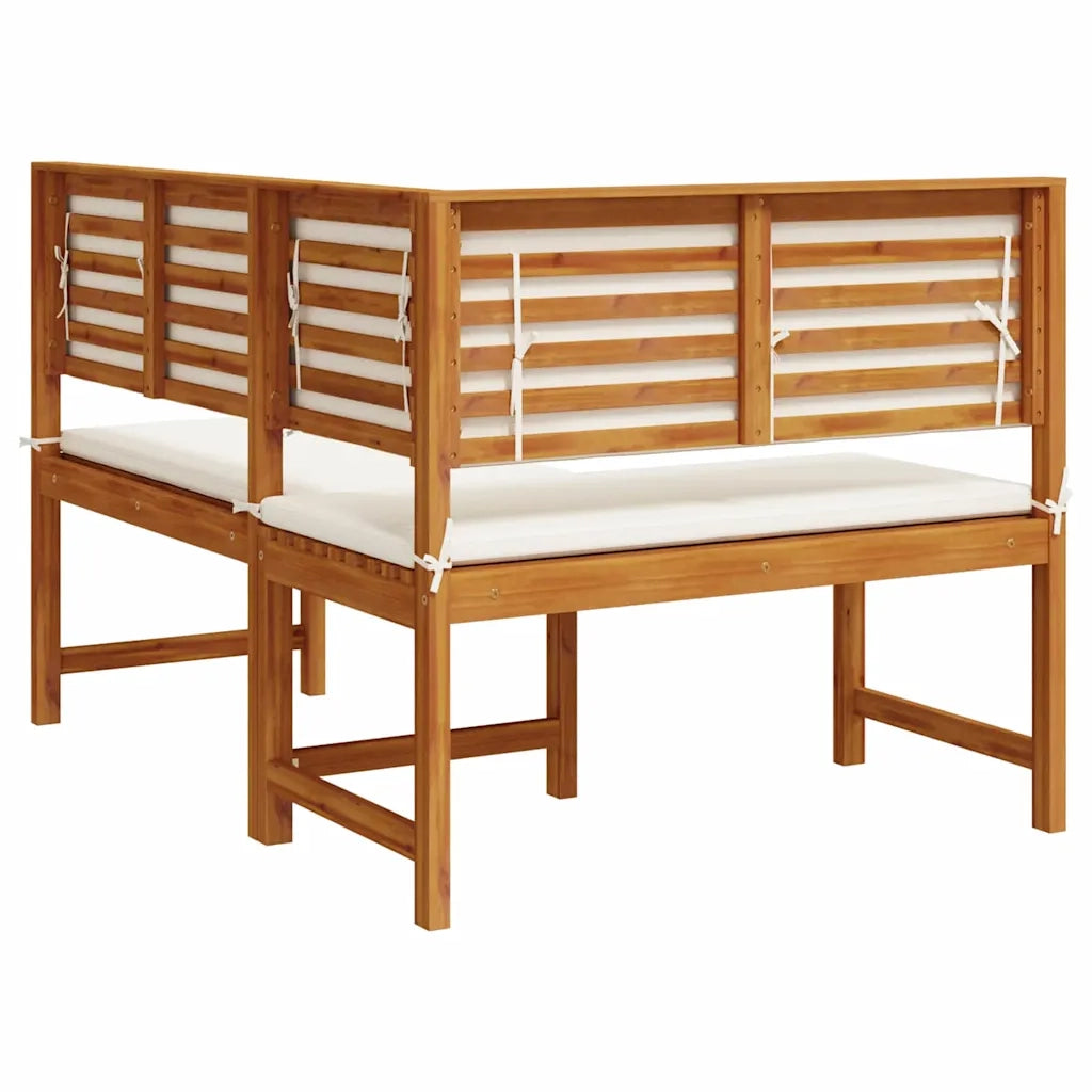 Sedia da Giardino con cuscino Marrone 140 x 100 x 91cm 4107149