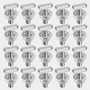 Impianto di fissaggio Premium - Set di 20 viti T e dadi per sistemi di montaggio solari - RVS A2-70 - 20 mm - Adatto per rail PV