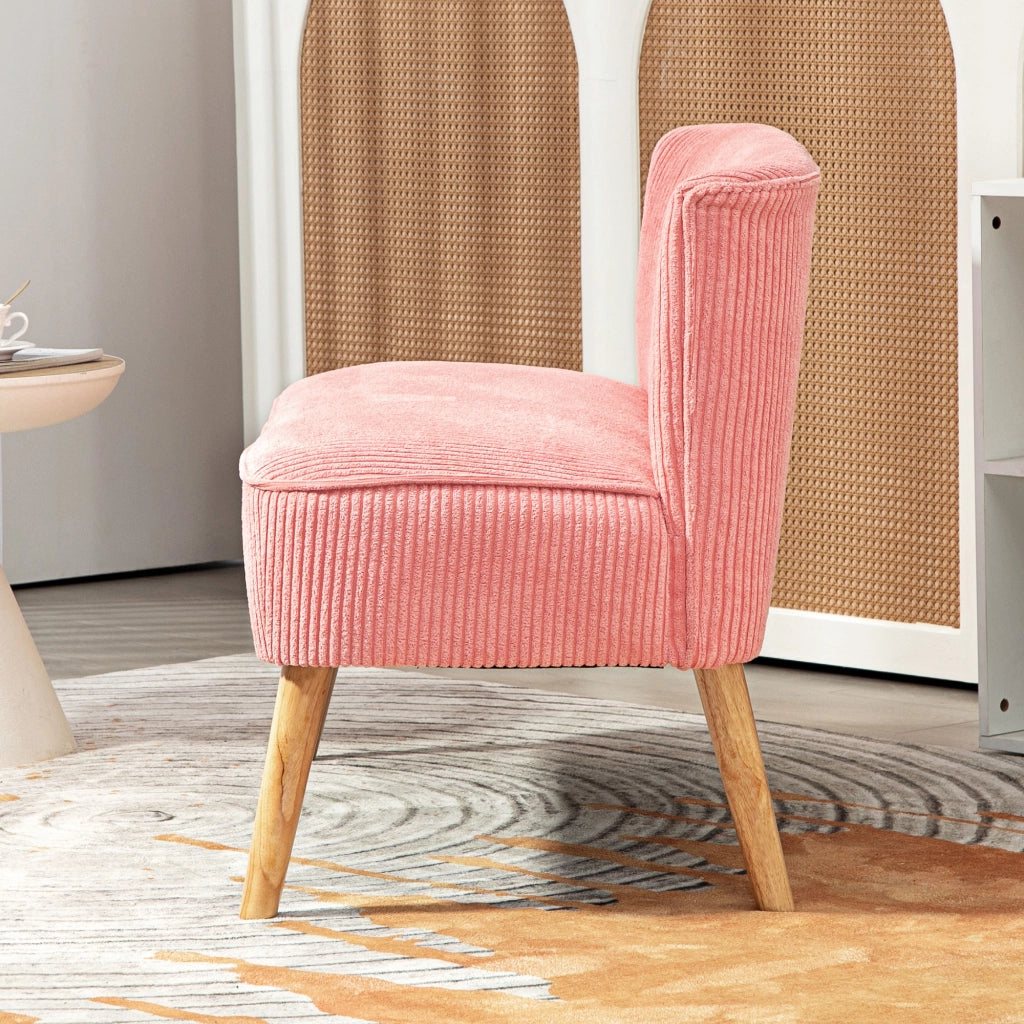 Divano 2 posti ¨C zephmum ¨C rosa, legno massello, 117x56.5x77 cm