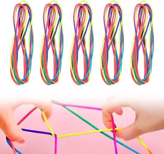 Fascia colorata - Gioco di destrezza con corda per bambini in HTML - Spedizione gratuita.