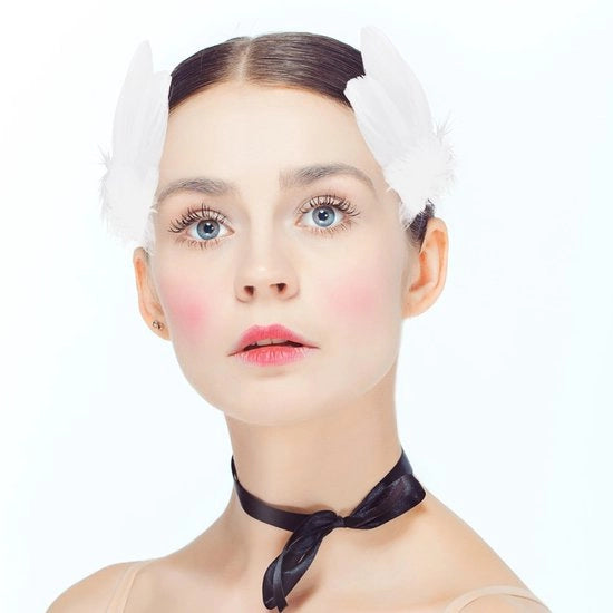Accessori capelli a clip delicati - 2 pezzi - 16 cm - piume di oca - perla artificiale - accessori di sposa