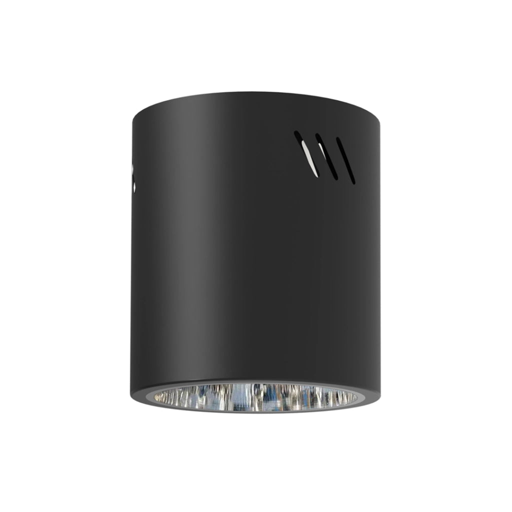 Spot soffitto nero rotondo Ø11cm E27 60W George Milagro