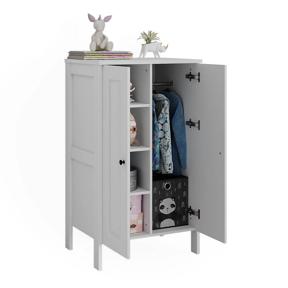 Vitalispa Guardaroba per bambini Bianco 70 x 120.6 cm