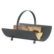 Portalegna acciaio antracite 50x36 x 43h. cm. Made in Italy