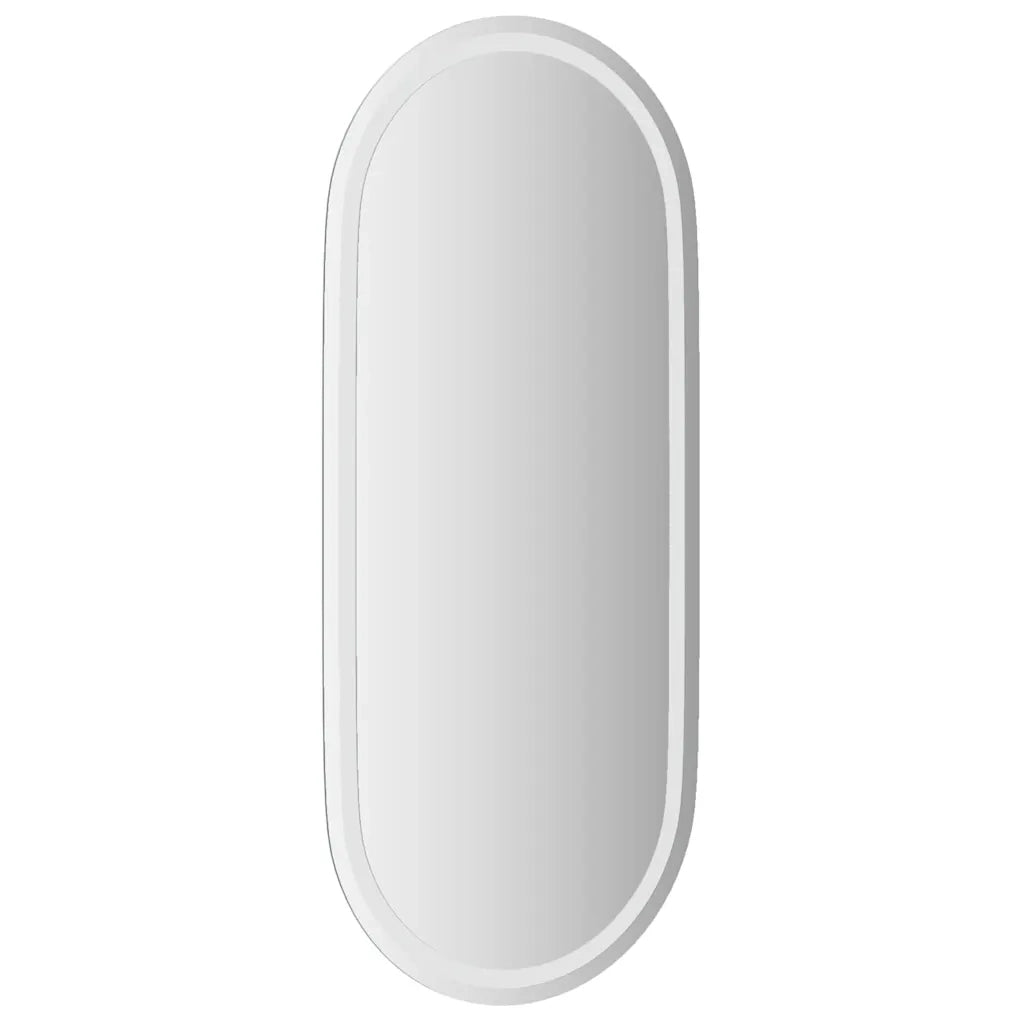 vidaXL Specchio da Bagno LED 100x45 cm Ovale