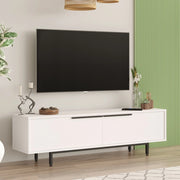 Palmi, Mobile Porta tv 2 Ante, 160x36x45h cm Bianco