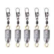 Accessori per pesca - Vislood 5 pezzi 8g - Gewichten/Sinkers - Connettore Interlock Snap - per pesca in acqua dolce e salata