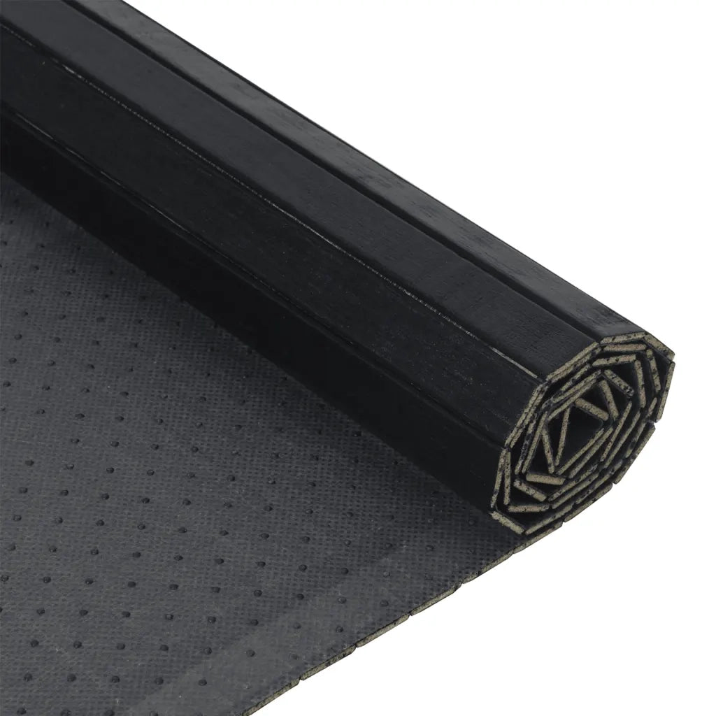 Tappeto Rettangolare Nero 70x500 cm in BambÃ¹
