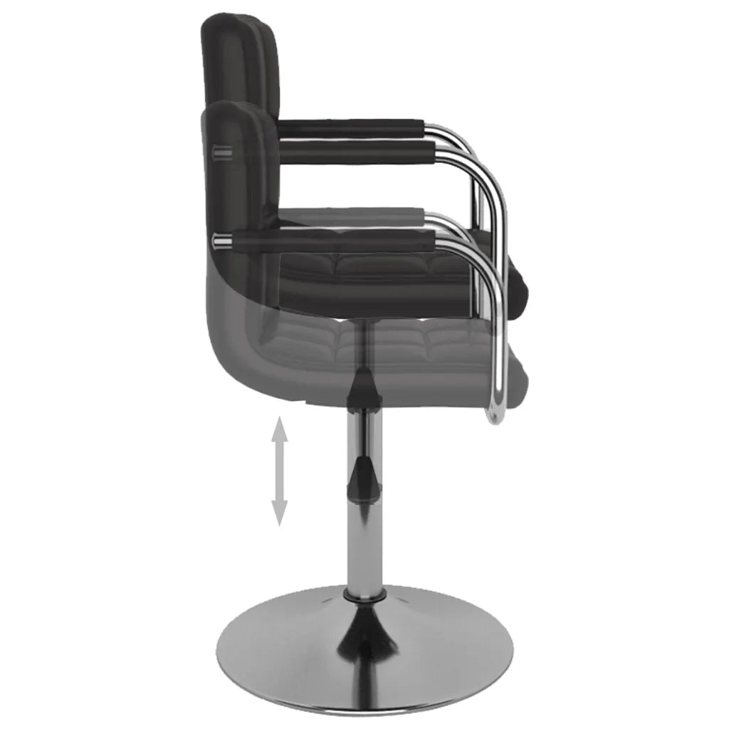 Sgabello da Bar Nero in Similpelle 334564