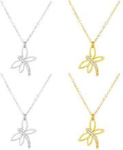 Set di Collane per Donna - 4 pezzi - Colli in Oro/Argento - Collane con Cristalli - Materiali in Acciaio Inossidabile - Progettate per un Design Elegante - Collane per Donna
