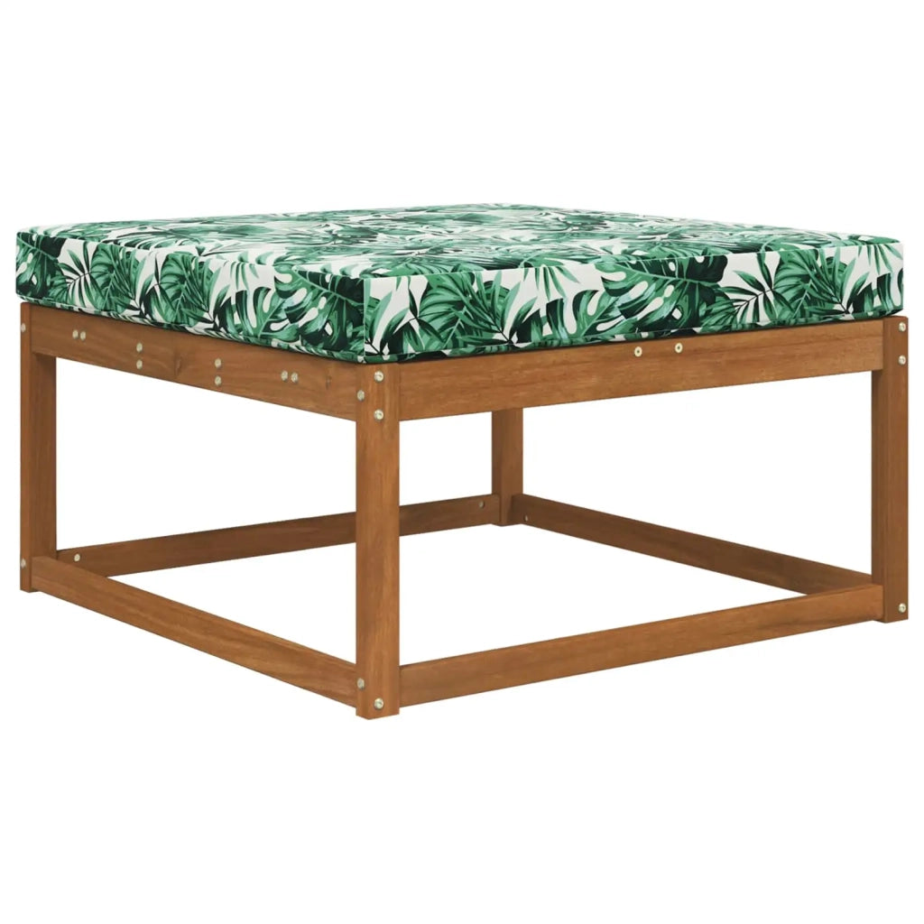 Cuscino per divano da esterno Motivo Foglia 80 x 80 x 8 cm 900824