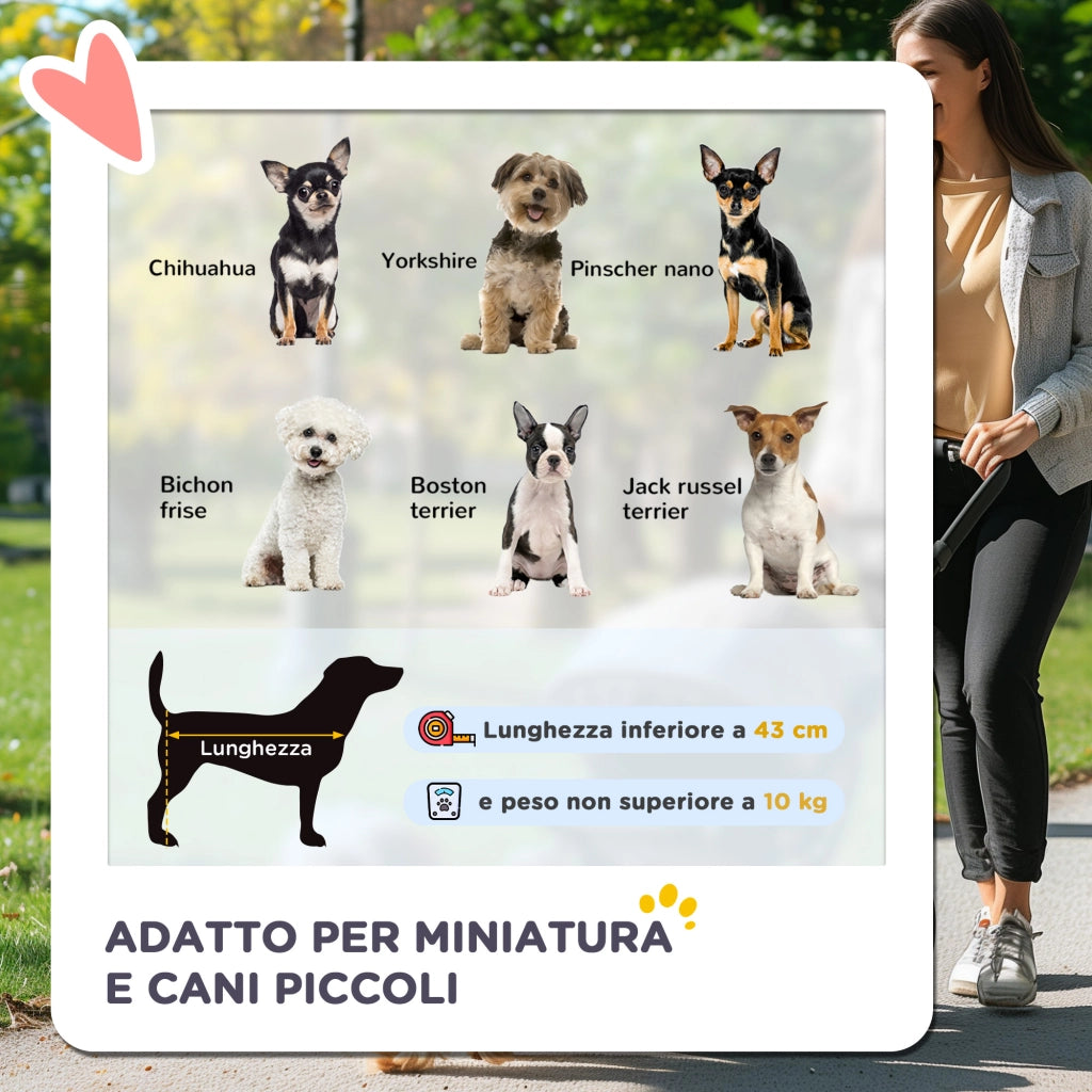 Passeggino per Cani Piccoli Pieghevole ¨C zephmum ¨C Rosso 76.5x52x95cm