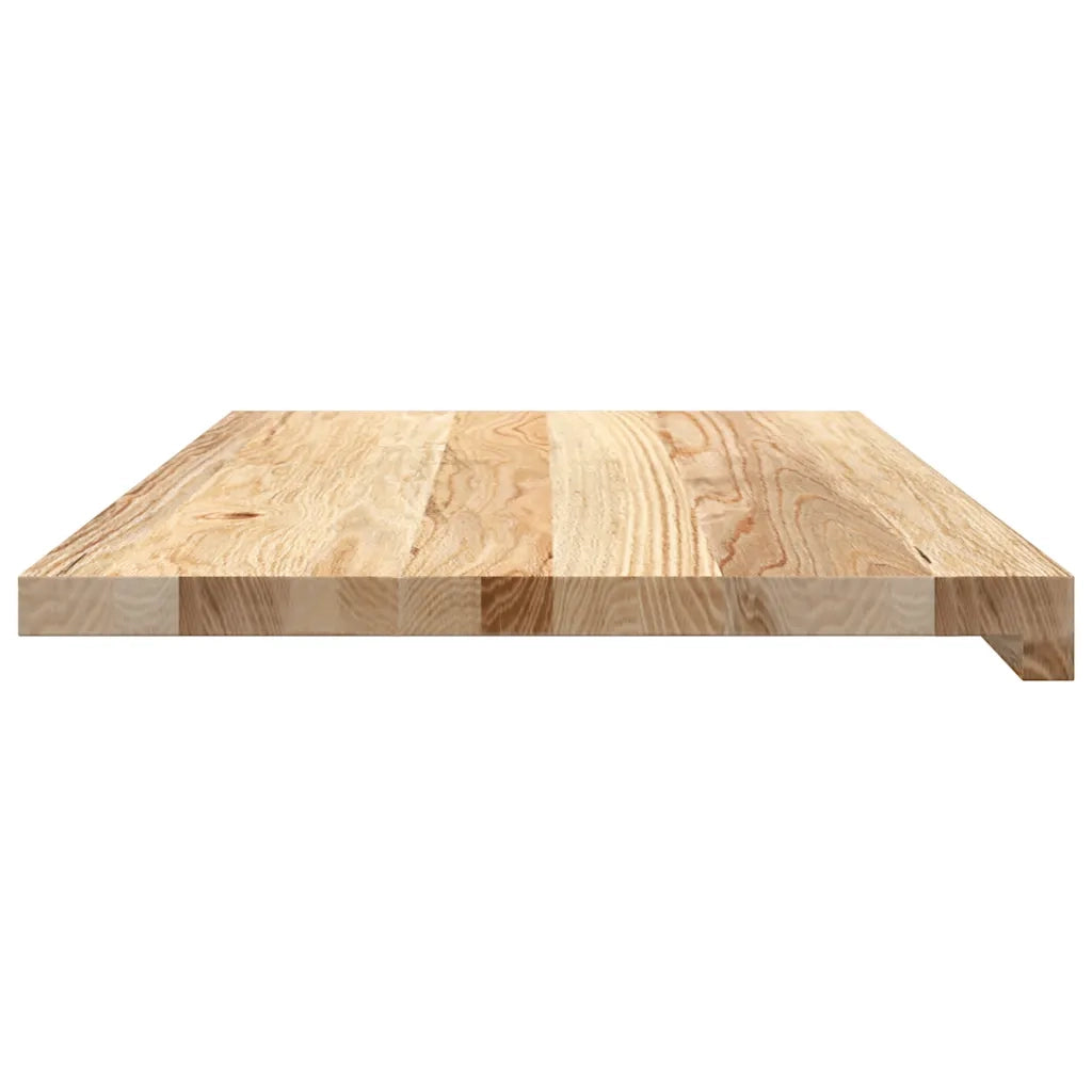 Davanzali 2 pz Non Trattati 70x40x2 cm Legno Massello di Rovere CFW5369027