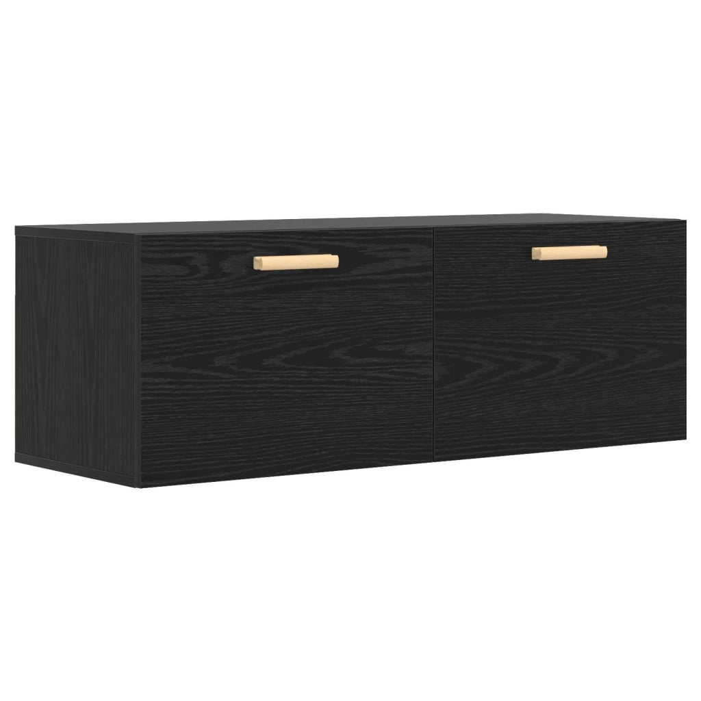 Armadietto a muro Rovere nero 100 x 36,5 x 35 cm 8009827