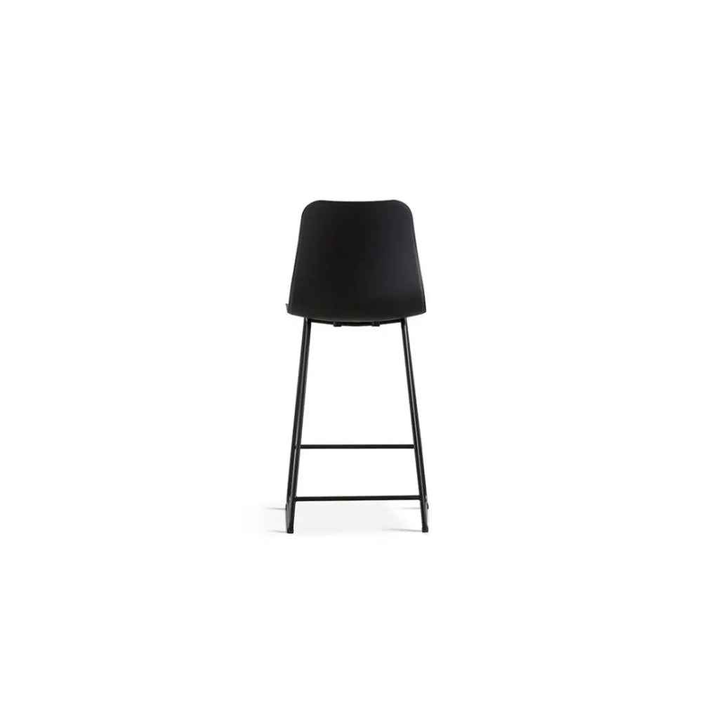 Sedia da bancone ''Mario'' PP Nero, dimensioni: H100,5 x L51 x P44cm