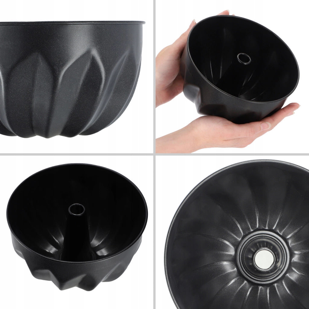 Teglia da forno antiaderente KADAX con camino, 16,5 cm