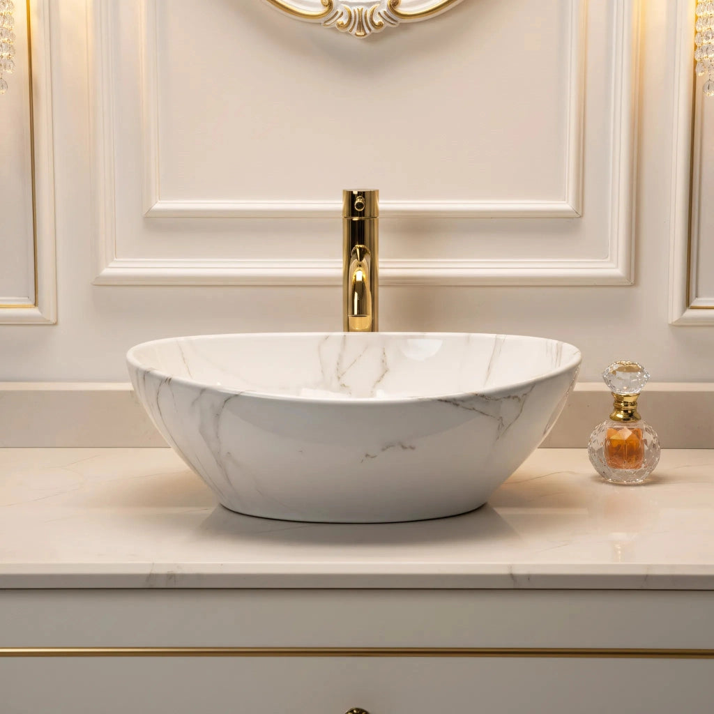 Lavabo Da Appoggio Rea Sofia Shiny Aiax
