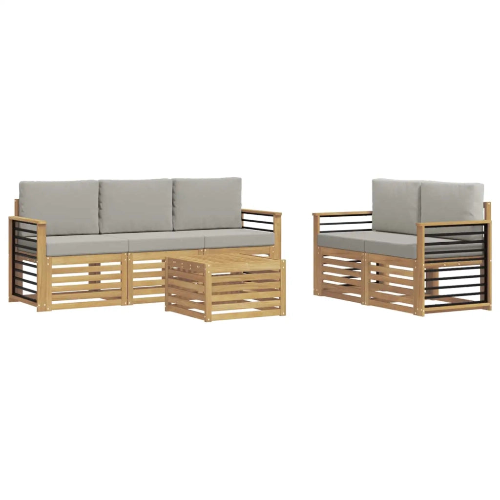 Set divani Legno di Acacia Massello