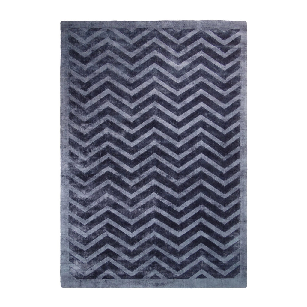 Tappeto di lusso a pelo corto Luxury con motivo a zig zag