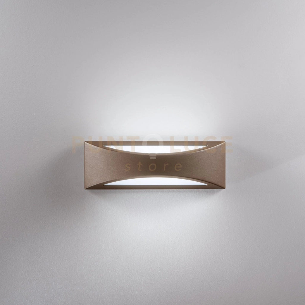APPLIQUE LED WEISS BRONZO 16W 1800LM CCT 3000K / 4000K IP54 36X11,3X12CM
