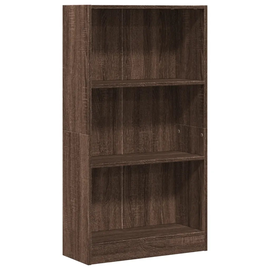 Libreria Rovere Marrone 60x24x109 cm in Legno Multistrato 857809