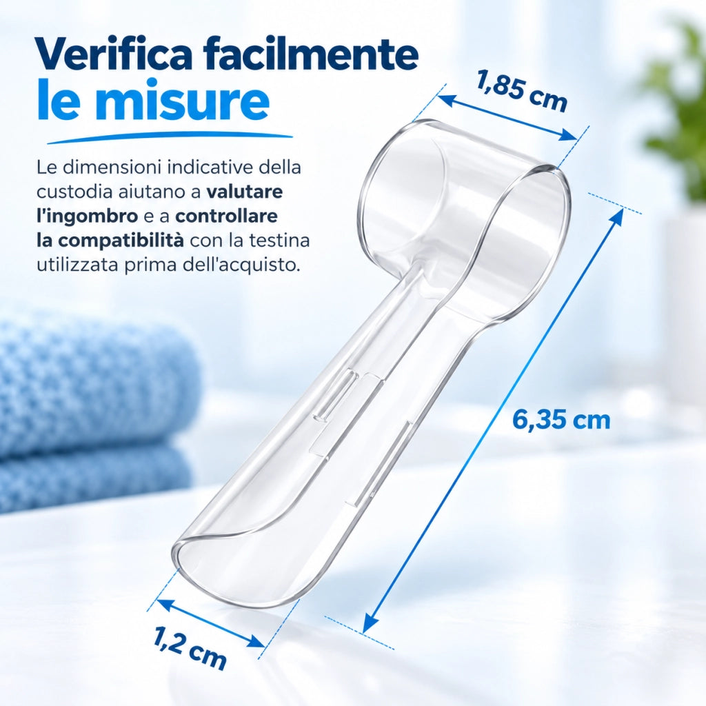 4 Copri Testine Spazzolino Elettrico – Custodie Antipolvere 02859