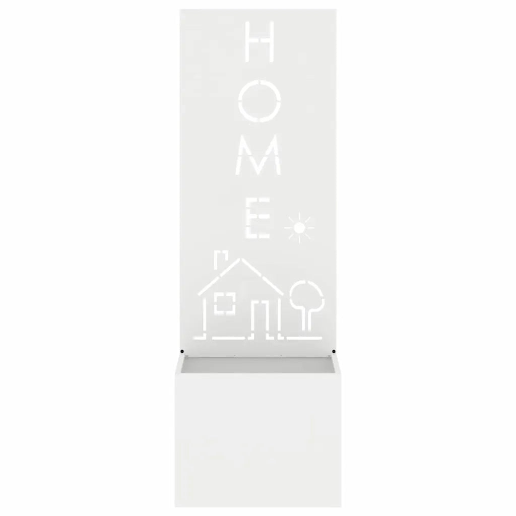 Schermo per privacy in giardino Traforo Bianco 50 x 150 cm CFW8282304