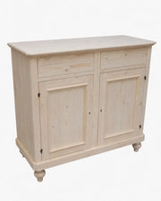 Madia credenza in legno grezza 2 ante l.116 p.49 h.98 (1500) - Mobili 2G