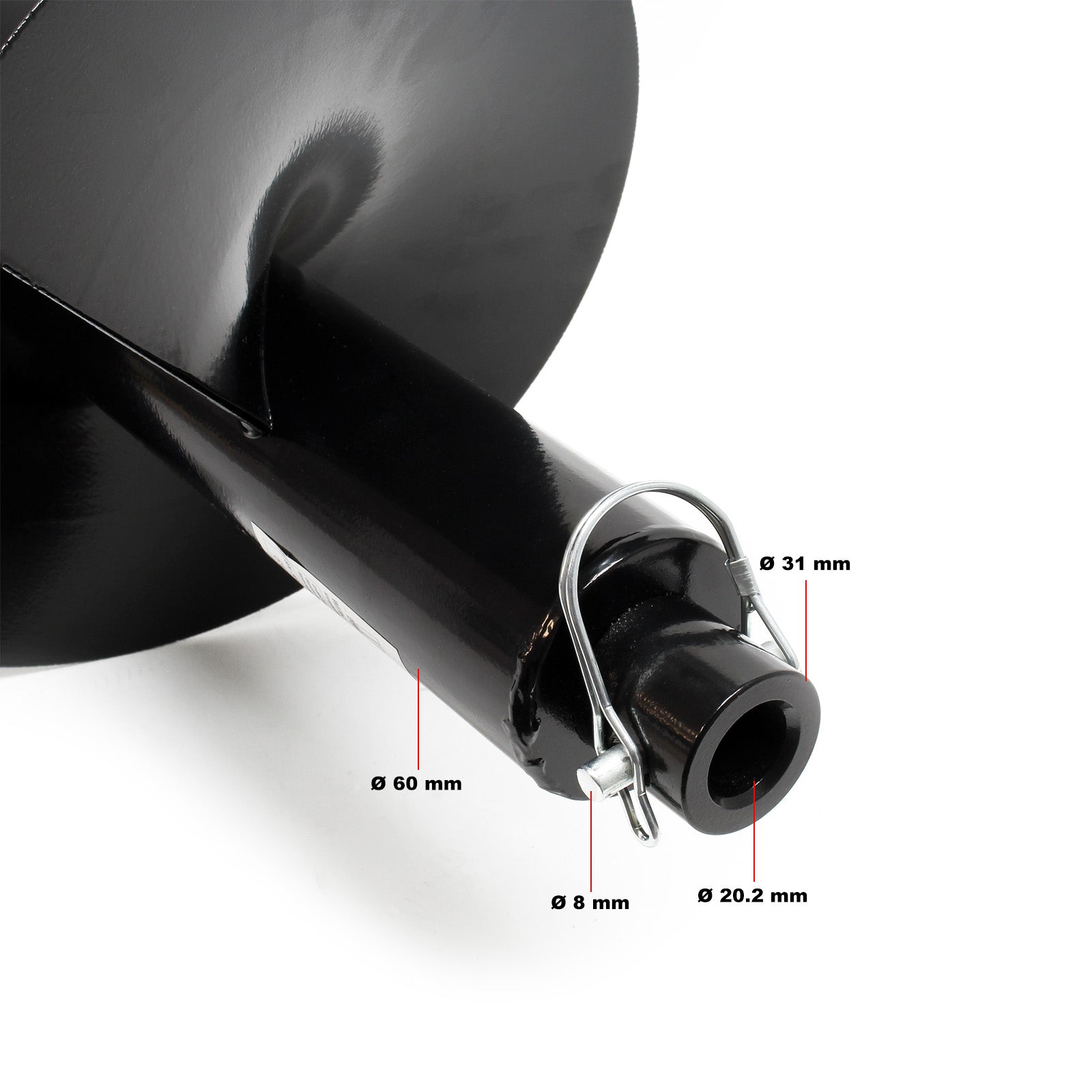 Punta elicoidale per trivella in ghisa 300mm coclea di ricambio per mototrivella