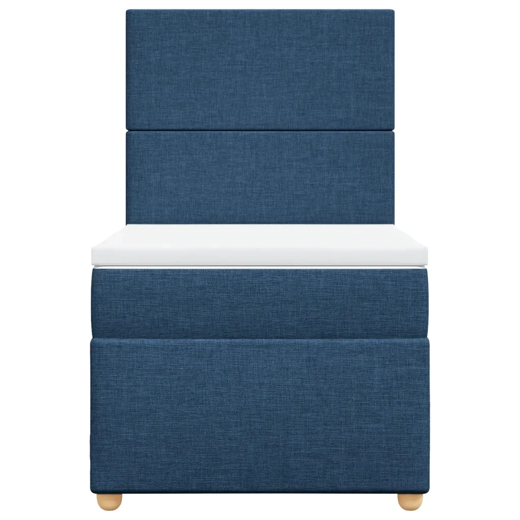 Giroletto a Molle con Materasso Blu 80x200 cm inTessuto 3291106