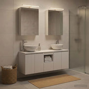 Set di Armadi da Bagno 5 pcs Bianco 50 x 14,5 x 70 cm 3406351