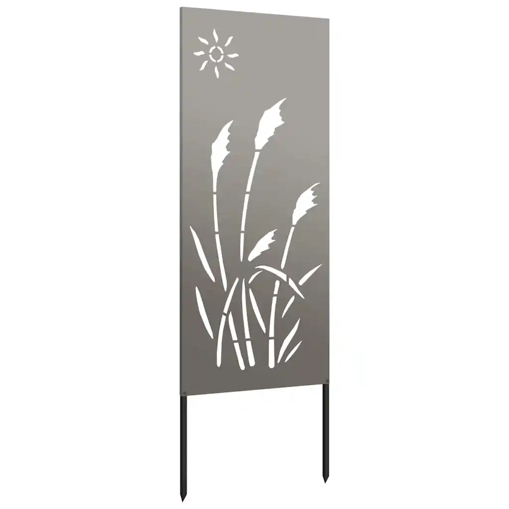 Schermo per privacy in giardino Traforo Ruggine 50 x 140 cm 876279