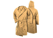 Accappatoio Con Cappuccio In Microfibra Taglia Adulto Unisex In Tinta Unita - L - Corda