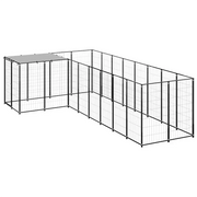 Gabbia per Cani Nera 6,05 mÂ² in Acciaio   cod mxl 52710