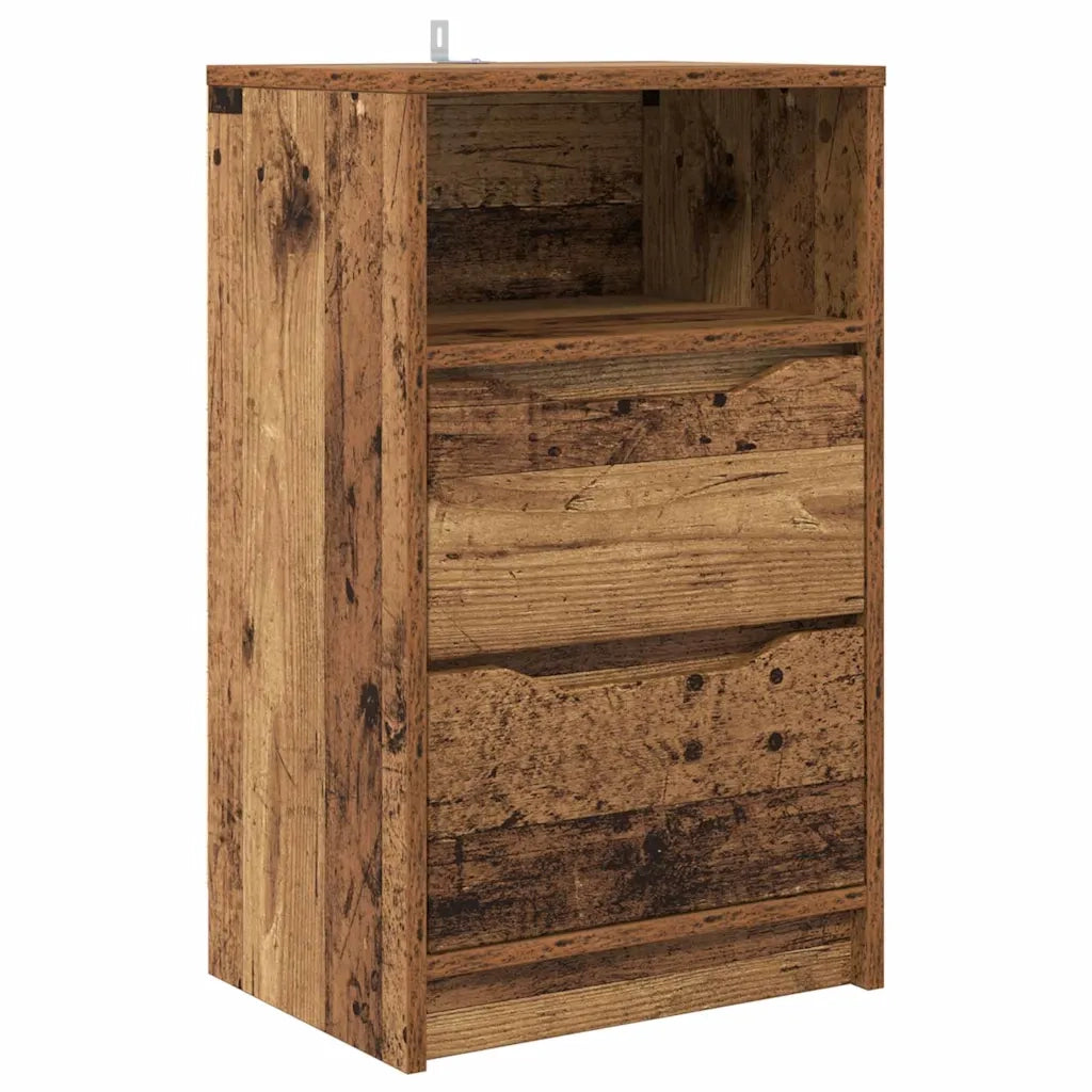 Comodino | Armadio da Notte | Mobiletto da notte Legno vecchio 40 x 30 x 467 cm Legno multistrato