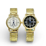 Trade Shop - Orologio Da Polso Donna Elegante Oro Quadrante Casual 33mm -