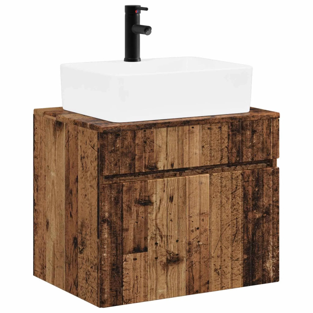 Set di mobili per il bagno Legno antico Legno ingegnerizzato 3404298