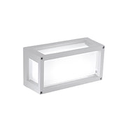 Home Lampada da Parete e Soffitto 12.2x25x9.5 cm in Alluminio pressofuso Bianco Opaco IP54 per Interni ed Esterni con attacco E27, 42W max