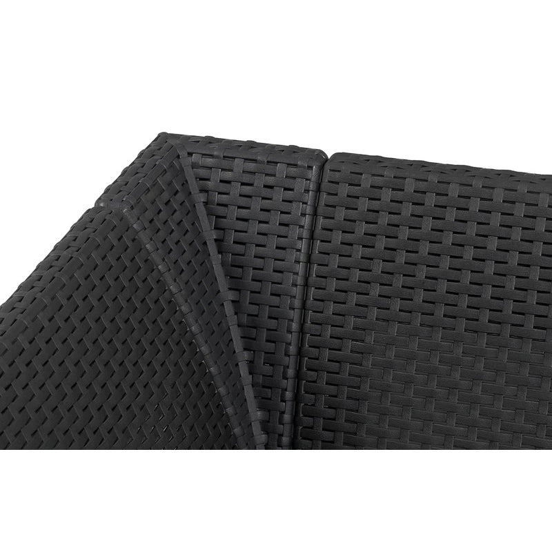 Keter SET DIVANO ANGOLARE EMMA 172X172XH74CM GRAFITE