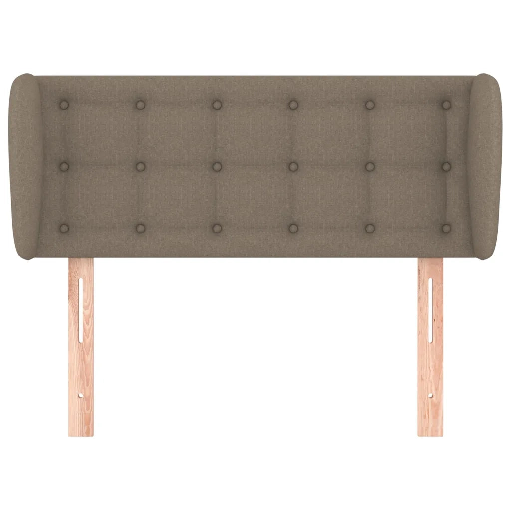 Testiera ad Orecchio Tortora 83 x 23 x 78/88 cm in Tessuto 3117556