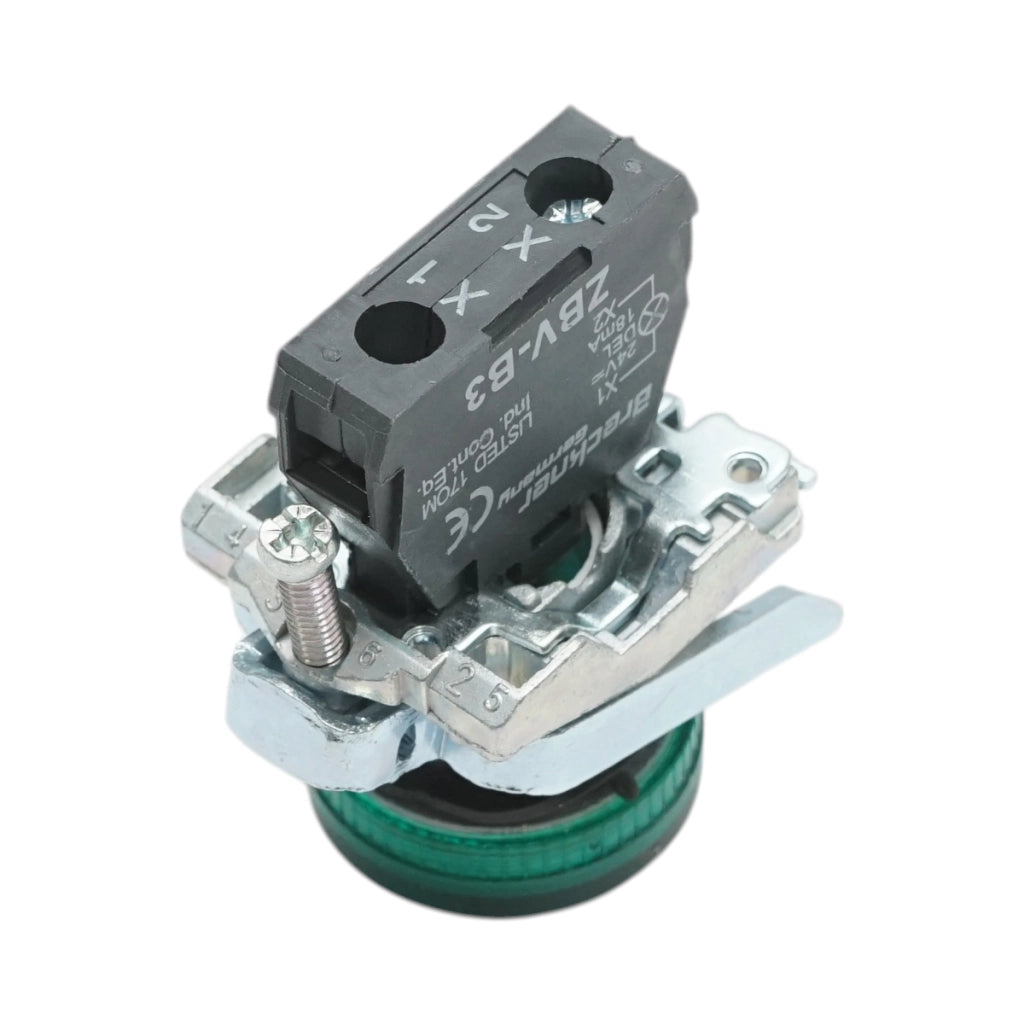 Indicatore di segnale LED verde 24V, 18mA, TB4 Breckner Germany