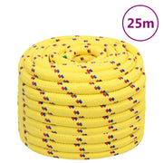 Corda Nautica Gialla 20 mm 25 m in Polipropilene cod mxl 47524