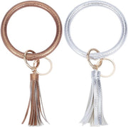 Cinturino da polso a due pezzi - Cinturini da polso in pelle - Chiavi da polso in oro argento per donne e uomini - Portafoglio e cinturino da polso per borse